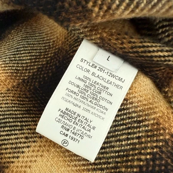 RE/DONE Black Leather Classic Moto Jacket - Picture 11 of 11